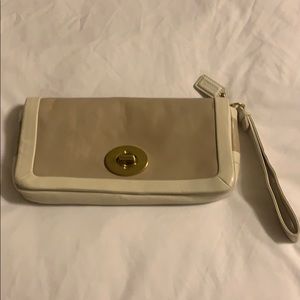Coach clutch/wristlet